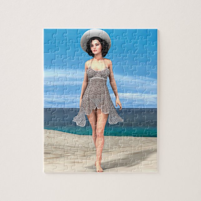 Summer Vacation Jigsaw Puzzle (Vertical)