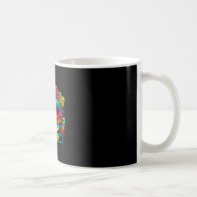 Summer vacation loading end day of school vibes  coffee mug (Right)