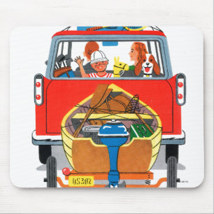 Summer Vacation Mouse Mat