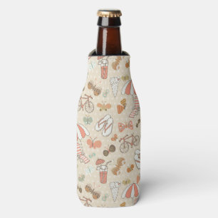 Summer Vacation Pattern Bottle Cooler