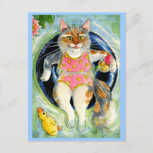 Summer vacation postcard, wishing you were here postcard