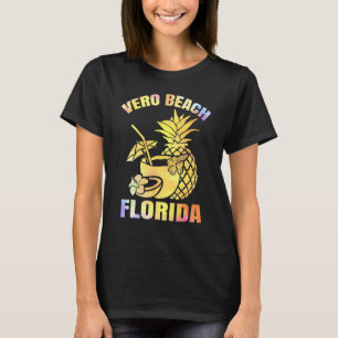 Summer Vacation Retro Sunset Florida Vero Beach 1 T-Shirt