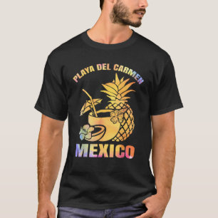 Summer Vacation Retro Sunset Mexico Playa Del Carm T-Shirt