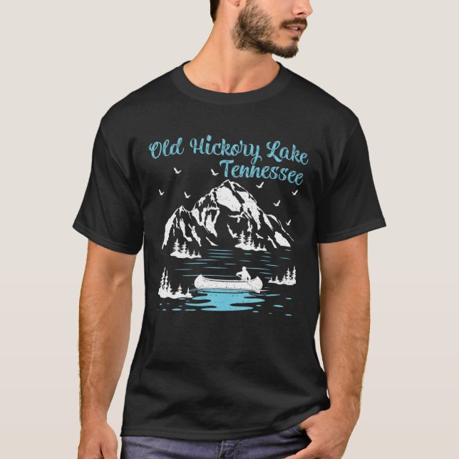Summer Vacation Retro Tennessee Old Hickory Lake T-Shirt (Front)