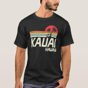 Summer Vacation Retro Vintage Hawaii Kauai Beach T-Shirt
