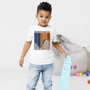 Summer Vacation Riding the Rollercoaster Retro T-Shirt