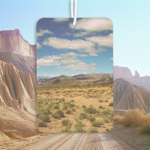 Summer Vacation Road Trip Vertical Photos Car Air Freshener
