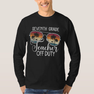 Summer Vacation School End Of Year Seventh Grade T T-Shirt