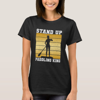 Summer Vacation Stand Up Board Surfing Stand Up Pa T-Shirt