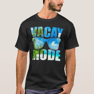 Summer Vacation Tropical Beach Palm Tree Ocean Vac T-Shirt