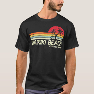 Summer Vacation Vintage Honolulu Hawaii Waikiki Be T-Shirt