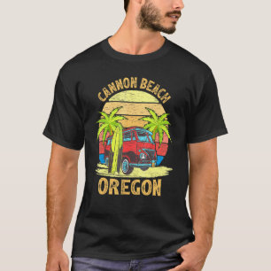 Summer Vacation Vintage Oregon Cannon Beach T-Shirt