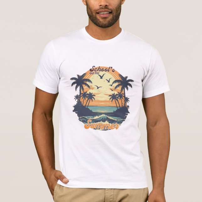 Summer Vacation Vintage T-shirt (Front)