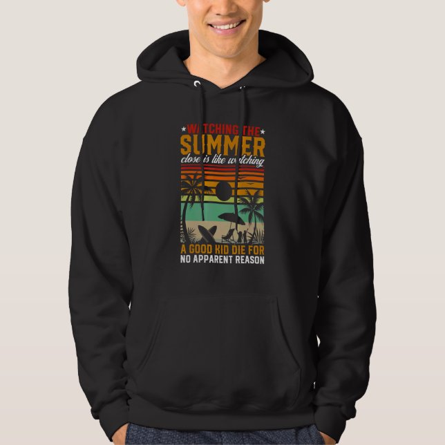 Summer Vacay   Beach Holiday Vacation Quote Summer Hoodie (Front)