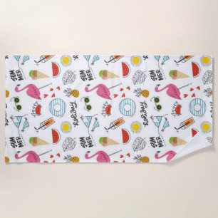 Summer Vacay Beach Towel