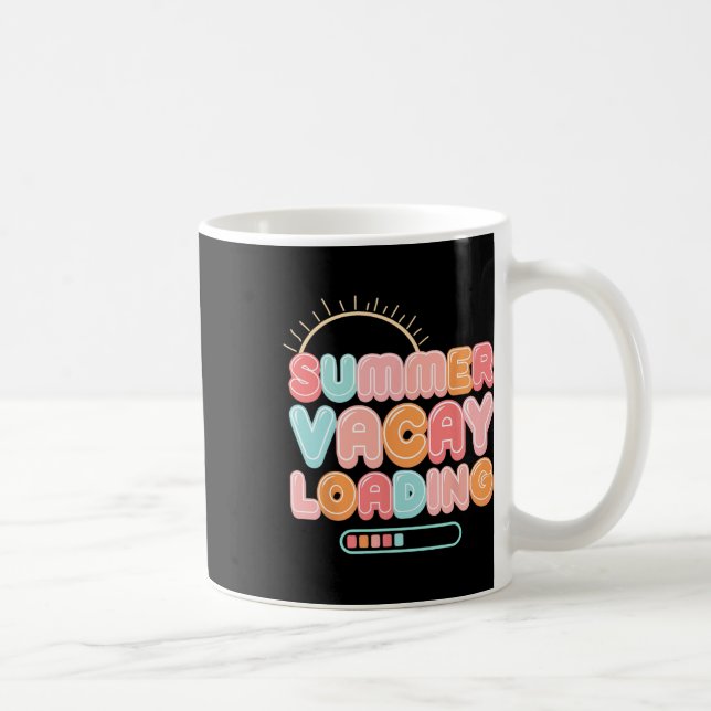 Summer Vacay Loading Vacation Hawaii Beach Family  Coffee Mug (Right)