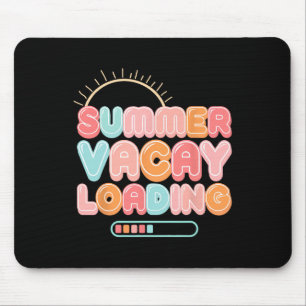 Summer Vacay Loading Vacation Hawaii Beach Family Mouse Mat