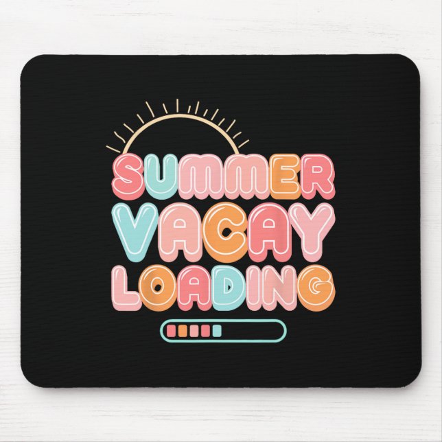 Summer Vacay Loading Vacation Hawaii Beach Family  Mouse Mat (Front)
