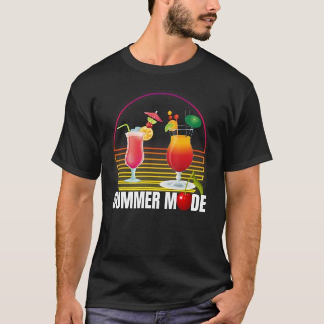 Summer Vacay Mode Sunlotion Sunrise Sunburn Sunset T-Shirt (Front)