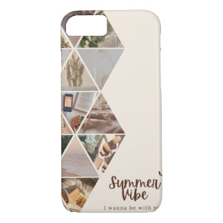 Summer Vibe, I Wanna Be With You, Beige Colour iPhone 8/7 Case