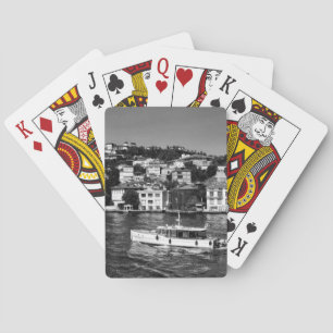 Summer vibe in Bosphorus in Istanbul Playing Cards