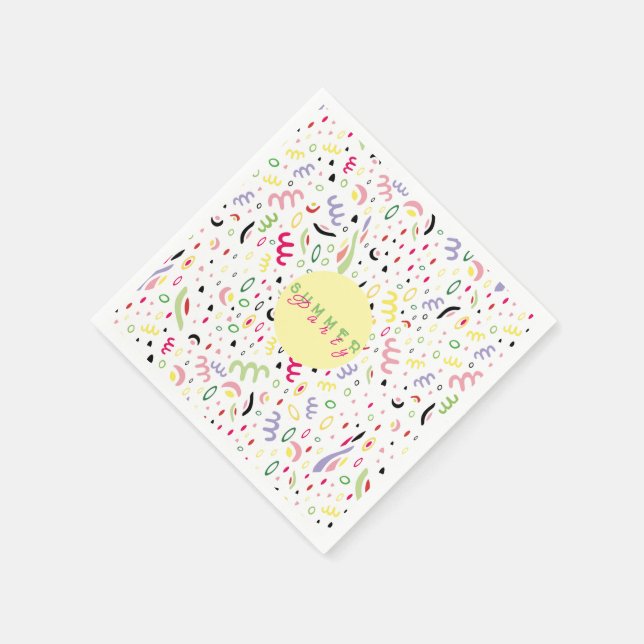 Summer vibe. napkin (Corner)