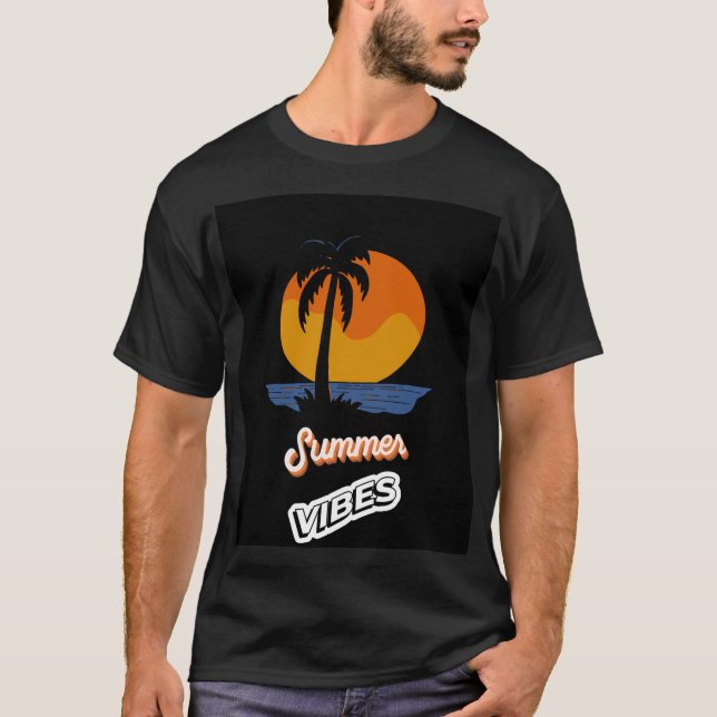 Summer vibe vintage t-shirt (Front)