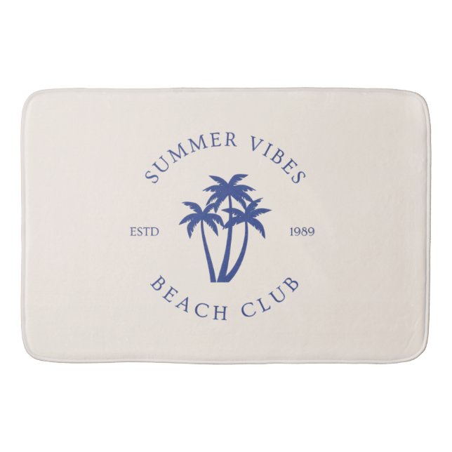 Summer Vibes Bath Mat (Front)