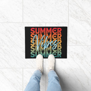 SUMMER VIBES BEACH FAMILY VACATION  DOORMAT