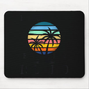 Summer vibes beach sunset south carolina hilton mouse mat