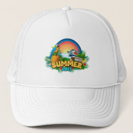 Summer Vibes Beach Trucker Hat