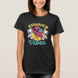 Summer Vibes Beach Vacation Flip Flop T-Shirt