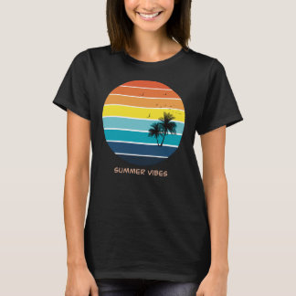 Summer vibes Beach vibes woman tee tshirt