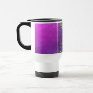 Summer vibes boy surfing travel mug