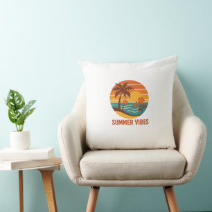 Summer Vibes – Bright, Tropical, and Fun Design Cushion