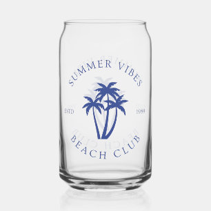 Summer Vibes Can Glass