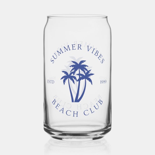 Summer Vibes Can Glass (Front)