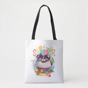 Summer Vibes Cat Cute in Sunglasses Tote Bag