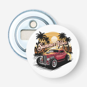 Summer Vibes Classic Car Bottle Opener