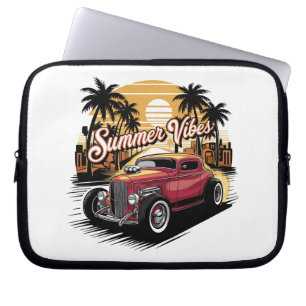 Summer Vibes Classic Car Laptop Sleeve