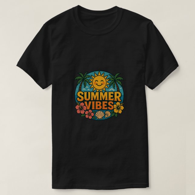 summer vibes classic t-shirt (Design Front)