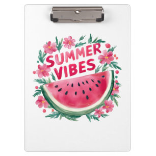 Summer Vibes Clipboard