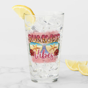 Summer Vibes   Coastal Beach Sunglasses Design Glass