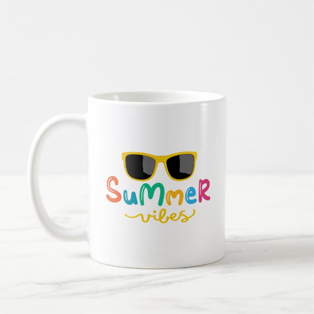 Summer Vibes Coffee Mug (Left)