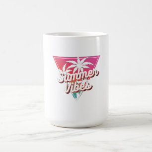 Summer Vibes Coffee Mug – Tropical Beach Style 