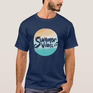 summer vibes colourful vintage beach T-Shirt