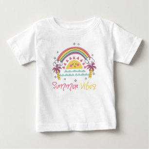Summer Vibes : Cute Summer Design Outfit Baby T-Shirt