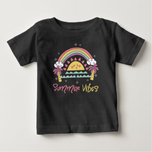 Summer Vibes : Cute Summer Design Outfit Baby T-Shirt