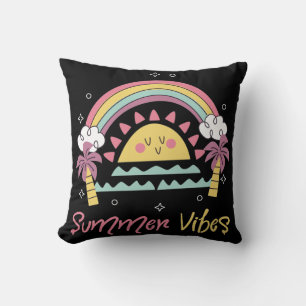 Summer Vibes : Cute Summer Design Outfit Cushion