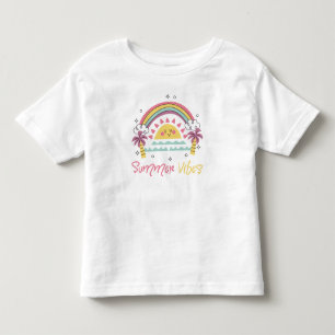 Summer Vibes : Cute Summer Design Outfit Toddler T-Shirt